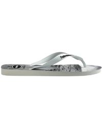 Havaianas - Graphic Beach Print Rubber Flip Flop - Lyst