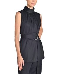 Adam Lippes - Belted Turtleneck Top - Lyst
