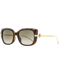 Jimmy Choo - Rectangular Sunglasses Orla/g/s Havana/gold 54mm - Lyst