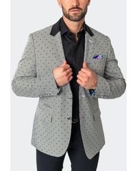 Maceoo - Blazer Socrate Evo Houndstoothflok - Lyst