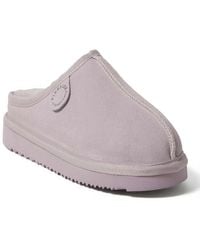 Dearfoams - Fireside By Greta Genuine Shearling Clog Slipper - Lyst