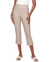 Charlie b - Stretch Pull-On Capri Pants - Lyst