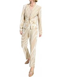 Joseph Ribkoff - Abstract Print Fitted Blazer Jacket - Lyst