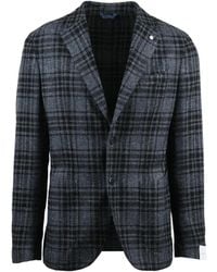Luigi Bianchi - Tailored Wool-Blend Jacket With Classic Plaid Pattern - Lyst