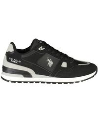 U.S. POLO ASSN. - Black Polyurethane Men's Sneaker - Lyst