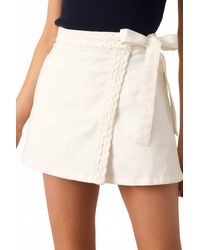 TCEC - Remi Wrap-Front Mini Skort - Lyst