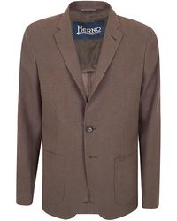 Herno - Lightweight Linen-Cotton Blend Jacket For - Lyst