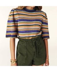 Ba&sh - Farfaela Short Sleeve Sweater Jumper - Lyst