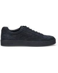 Church's - Textured Leather Low-Top Sneakers With Rounded Toe Design - Lyst