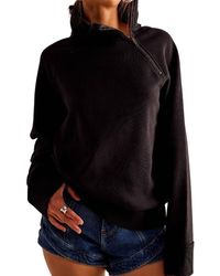 Free People - Just A Game Half-zip Sweater - Lyst
