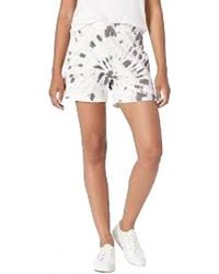 Monrow - Kaleidoscope Tie Dye Pull On Shorts - Lyst