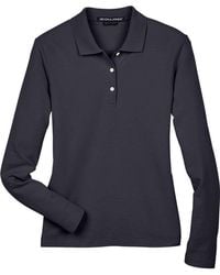 Devon & Jones - Pima Piqu Long Sleeve Polo - Lyst