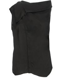 Rick Owens - Sl Island Asymmetric Vest - Lyst