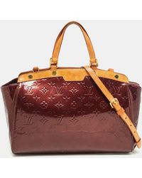 Louis Vuitton - Amarante Monogram Vernis And Leather Brea Mm Bag - Lyst