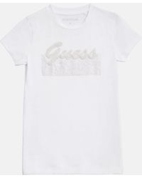 Guess - Eco Kyanna Logo Tee (7-14) - Lyst