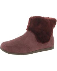 Vionic - Maizie Suede Cold Weather Booties - Lyst