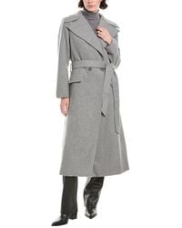 Pascale La Mode - Long Wool-Blend Trench Coat - Lyst