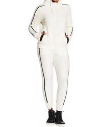 Circular Path - Double Stripe Pullover Hoodie - Lyst
