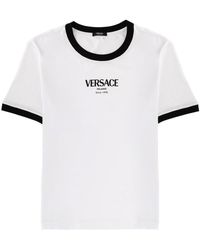 Versace - T-Shirt With Logo - Lyst