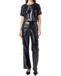 Endless Rose - Sequins Cropped Top - Lyst