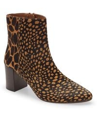 Madewell - The Fiona Ma450 Boots Leopard Haircalf Bootie Jobb1387 - Lyst