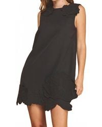 Strut & Bolt - Floral Appliqué Sleeveless Shift Dress - Lyst