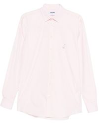 Moschino - Long-Sleeved Cotton Shirt - Lyst
