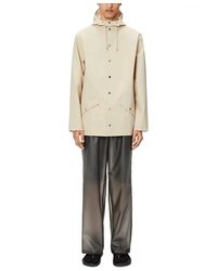 Rains - Snap Closure Raincoat Jacket - Lyst