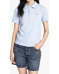 Anna Sui - Patch Polo Tee - Lyst