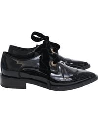 Lanvin - Pointed-Toe Lace-Up Derby Shoes - Lyst