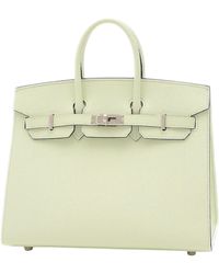 Hermès - Birkin 25 Leather Handbag (pre-owned) - Lyst