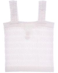 Vintage Havana - Seamless Crinkle Square Neck Tank - Lyst