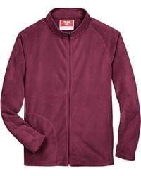 Team 365 - Campus Microfleece Jacket - Lyst