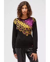 Custoline - Chic Wool Blend Sweater With Unique Print - Lyst