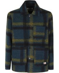 Roy Rogers - Work Checked Wool-Blend Jacket - Lyst