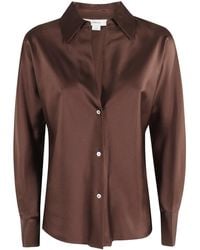 Vince - Bias Shirt With Padded Shoulder Straps - Lyst