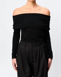 Olivaceous - The Maren Off-Shoulder Top - Lyst