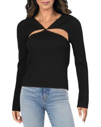 Line & Dot - Ky;ee Cutout Ribbed Knit Pullover Top - Lyst