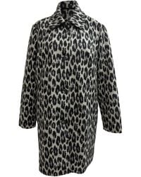A.P.C. - A. P.C. Poupee Leopard-Print Coat - Lyst