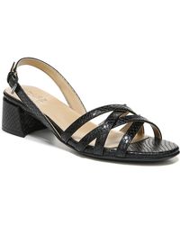 Naturalizer - Jolee Embossed Strappy Slingback Sandals - Lyst