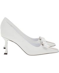 Ferragamo - Siwar 85 Vara Bow Pumps - Lyst