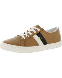 Lauren by Ralph Lauren - Janson Leather Lifestyle Casual And Fashion Sneakers - Lyst