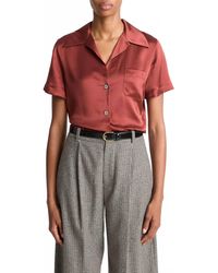 Vince - Short Sleeve Button Down - Lyst