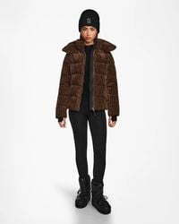 Rudsak - Mirry Ff Velvet Corduroy Down Puffer - Lyst