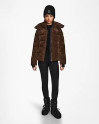 Rudsak - Mirry Ff Velvet Corduroy Down Puffer - Lyst
