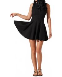 Astr - Xaria Linen-Blend Mini Dress - Lyst