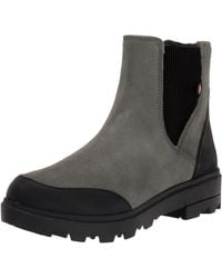 Bogs - Holly Chelsea Leather Boot Ash 72839-337 - Lyst