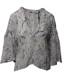 IRO - Justie V-Neck Top - Lyst
