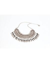 Avenue Chic - Statement Onyx Gypsi Necklace - Lyst