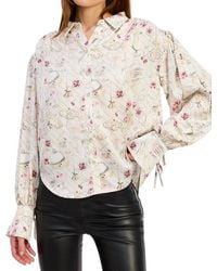 En Saison - Dinner Party Button Up Top - Lyst